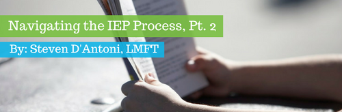 Navigating the IEP Process, Pt. 2 - feature image